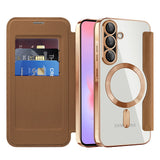 Husa pentru Samsung Galaxy A37 5G, Techsuit SmartMag Book Case, albastru