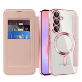 Husa pentru Samsung Galaxy A37 5G, Techsuit SmartMag Book Case, albastru