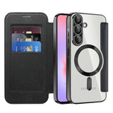 Husa pentru Samsung Galaxy A37 5G, Techsuit SmartMag Book Case, albastru