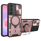 Husa pentru Samsung Galaxy A37 5G, Techsuit CamGuard Pro, roz auriu