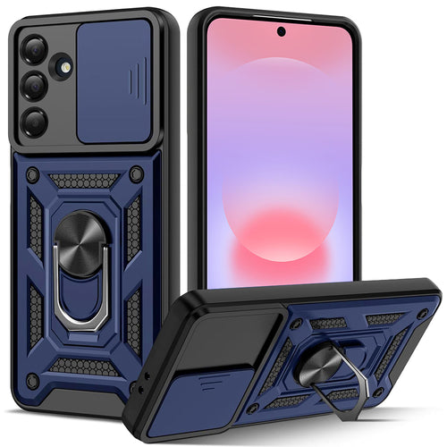 Husa pentru Samsung Galaxy A37 5G, Techsuit CamShield Series, albastru