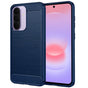 Husa pentru Samsung Galaxy A36 5G, Techsuit Carbon Silicone, albastru