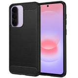 Husa pentru Samsung Galaxy A36 5G, Techsuit Carbon Silicone, albastru