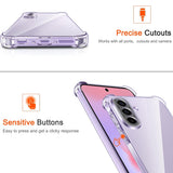 Husa pentru Samsung Galaxy A36 5G, Techsuit Shockproof Clear Silicone, transparenta