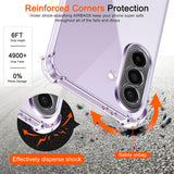 Husa pentru Samsung Galaxy A36 5G, Techsuit Shockproof Clear Silicone, transparenta
