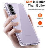Husa pentru Samsung Galaxy A36 5G, Techsuit Shockproof Clear Silicone, transparenta