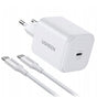 Incarcator retea UGREEN X524 (65055), cu Type-C Cable Included, USB-C, GaN, Incarcare rapida, 45W, alb