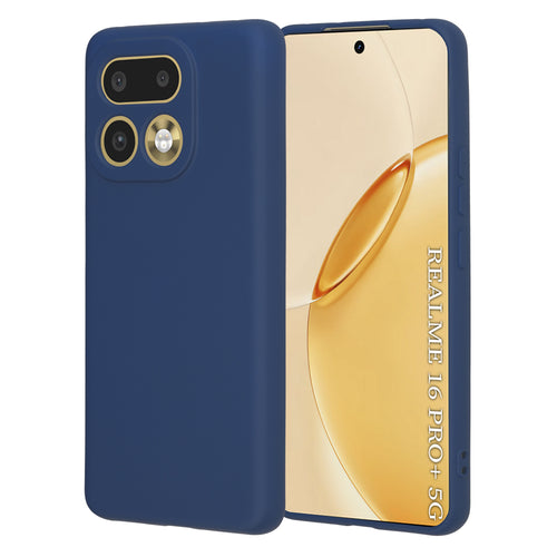 Husa pentru Realme 16 Pro+, Techsuit SoftFlex, bleumarin