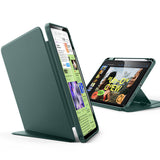 Husa tableta pentru iPad 10 (2022) 10.9, ESR Flip Hybrid (cu Pencil Holder), verde inchis
