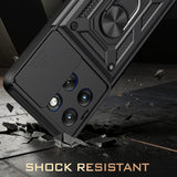 Husa pentru Motorola Edge 70 Fusion, Techsuit CamShield Series, albastru