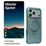 Husa pentru iPhone 17 Pro Max, Torras Ostand Spin Air Series, verde