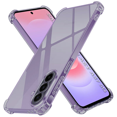 Husa pentru Samsung Galaxy A36 5G, Techsuit Shockproof Clear Silicone, fumuriu