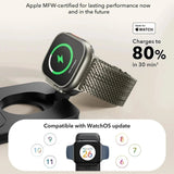 Incarcator wireless ESR CryoBoost 3in1 (2C590), pentru Apple Devices, cu 65W Adapter, Pliabil, Incarcare rapida, Qi2, 25W, negru