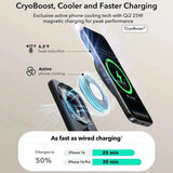 Incarcator wireless ESR CryoBoost 3in1 (2C590), pentru Apple Devices, cu 65W Adapter, Pliabil, Incarcare rapida, Qi2, 25W, negru