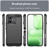 Husa pentru Honor 600 Lite, Techsuit Carbon Silicone, albastru