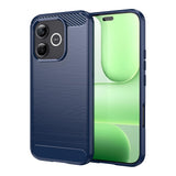Husa pentru Honor 600 Lite, Techsuit Carbon Silicone, albastru
