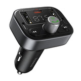 Modulator FM Baseus si Incarcator auto S-09 Pro (C10762200113-00), 2x USB, Type-C, Bluetooth 5.3, Afisaj digital, negru