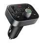Modulator FM Baseus si Incarcator auto S-09 Pro (C10762200113-00), 2x USB, Type-C, Bluetooth 5.3, Afisaj digital, negru