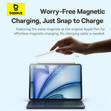 Stylus pen Baseus Smooth Writing 3 Series (P80080806213-00), cu Magnetic Wireless Charging, 140mAh, Palm-Rejection, alb