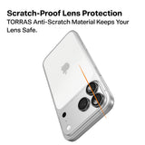 Folie de protectie pentru iPhone 17 Pro, Torras Lensguard Camera Protector