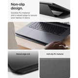 Spigen Slim Fold Laptop Holder LD201-S7 (AMP11116), pliabil, Slim, Stable, Anti-Slip, Non Adhesive, Up to 14, Negru