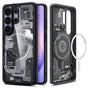 Husa pentru Samsung Galaxy S26 Ultra, Spigen Ultra Hybrid MagSafe (ACS10682), negru/transparenta