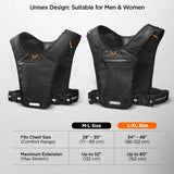 Spigen Running Vest Dynamic Shield™ A720 (AMP11390), Condura Nylon, Quick-release Buckle, Reflective Details, L-XL, Negru