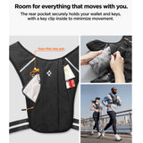 Spigen Running Vest Dynamic Shield™ A720 (AMP11390), Condura Nylon, Quick-release Buckle, Reflective Details, L-XL, Negru