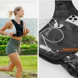 Spigen Running Vest Dynamic Shield™ A720 (AMP11390), Condura Nylon, Quick-release Buckle, Reflective Details, L-XL, Negru