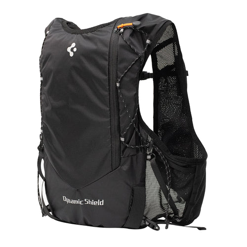 Borseta Spigen Running Vest Dynamic Shield™ A721 (AMP10224), Condura Nylon, Quick-release Buckle, Reflective Details, M-L, Negru