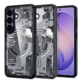 Husa pentru Samsung Galaxy S26 Plus, Spigen Ultra Hybrid MagSafe (ACS10711), negru/transparenta