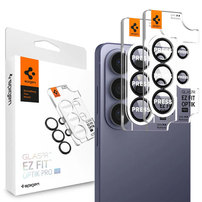 Folie de protectie pentru Samsung Galaxy S26 Ultra, Spigen (2 pack) Optik.tR EZ Fit Pro HD Camera Glass (AGL11076)