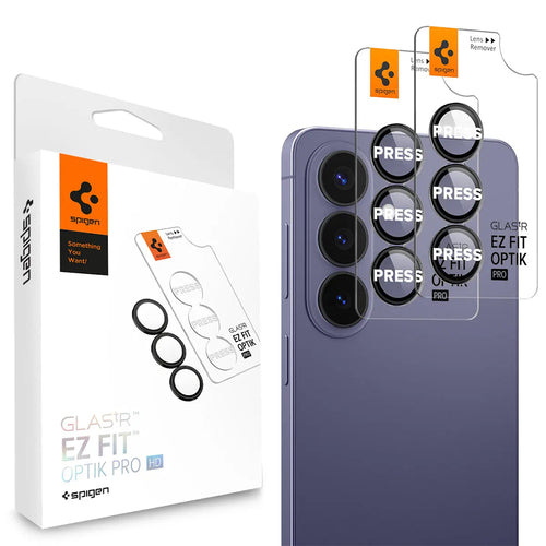 Folie de protectie pentru Samsung Galaxy S26, Spigen (2 pack) Optik.tR EZ Fit Pro HD Camera Glass (AGL11099)