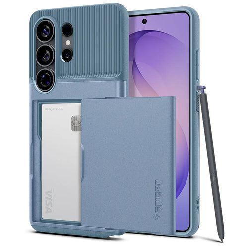 Husa pentru Samsung Galaxy S26 Ultra, Spigen Slim Armor CS (ACS11225), albastru