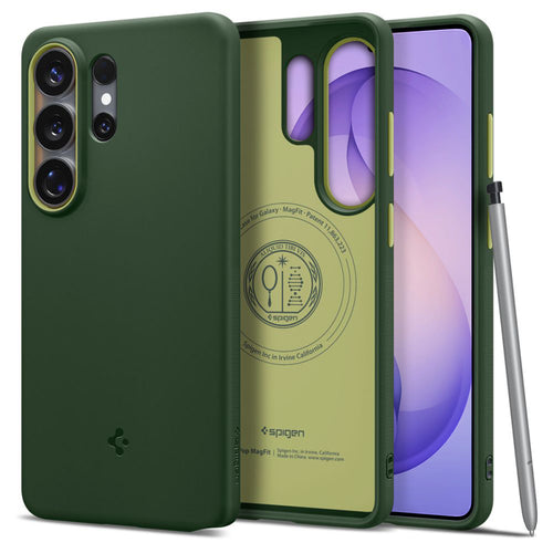 Husa pentru Samsung Galaxy S26 Ultra, Spigen Caseology Nano Pop MagSafe (ACS11039), verde