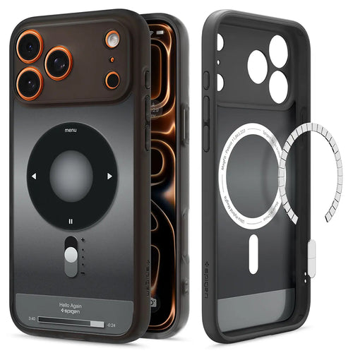 Husa pentru iPhone 17 Pro, Spigen Ultra Hybrid Classic MagSafe (ACS10356), negru