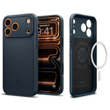 Husa pentru iPhone 17 Pro Max, Spigen Thin Fit MagSafe (ACS10277), albastru inchis