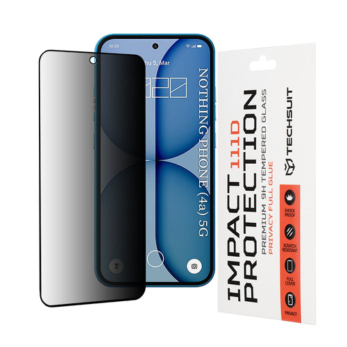 Folie de protectie pentru Nothing Phone (4a), Techsuit 111D Privacy Full Glue