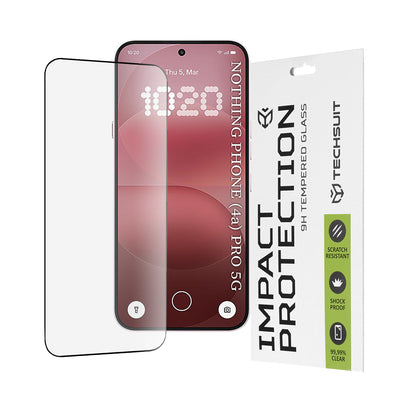 Folie de protectie pentru Nothing Phone (4a) Pro, Techsuit 111D Full Cover / Full Glue Glass