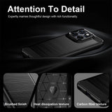 Husa pentru Motorola Edge 70 Fusion, Techsuit Carbon Silicone, albastru