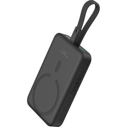 Baterie Externa Baseus Magnetic Mini (P10022109113-00), MagSafe, USB-C, Lightning, 10000mAh, 20W, Negru