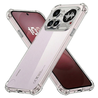 Husa pentru Nothing Phone (4a) Pro, Techsuit Shockproof Clear Silicone, transparenta
