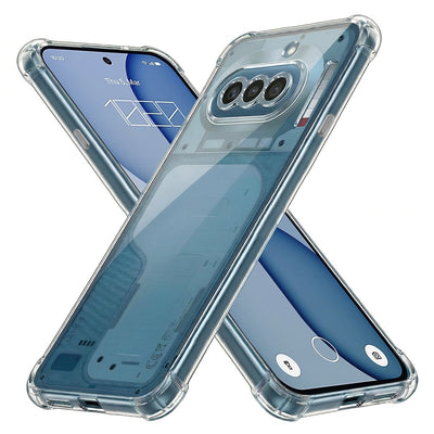 Husa pentru Nothing Phone (4a), Techsuit Shockproof Clear Silicone, transparenta
