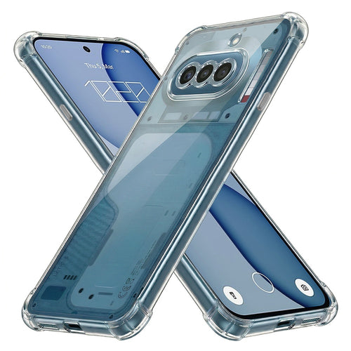 Husa pentru Nothing Phone (4a), Techsuit Shockproof Clear Silicone, transparenta