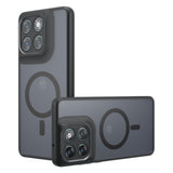 Husa pentru Motorola Edge 70 Fusion, Techsuit PureFrost MagSafe, negru frost