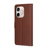 Husa pentru Honor 600 Lite, Techsuit Leather Folio, maro