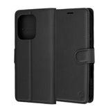 Husa pentru Honor 600 Lite, Techsuit Leather Folio, maro