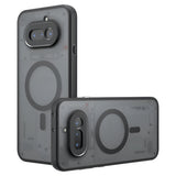Husa pentru Nothing Phone (4a), Techsuit PureFrost MagSafe, negru frost