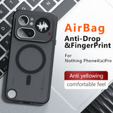 Husa pentru Nothing Phone (4a), Techsuit PureFrost MagSafe, negru frost