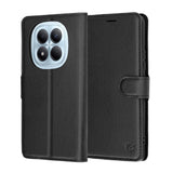 Husa pentru Xiaomi Redmi Note 15 Pro 4G, Techsuit Leather Folio, maro